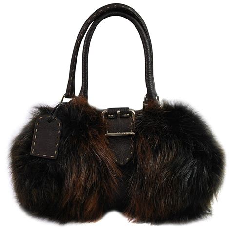 fendi fur bag|fendi pre owned bags.